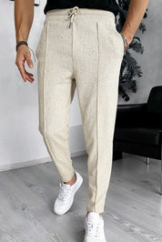Franco: Textured Slim Joggers