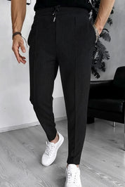 Franco: Textured Slim Joggers