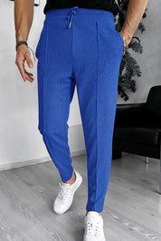 Franco: Textured Slim Joggers