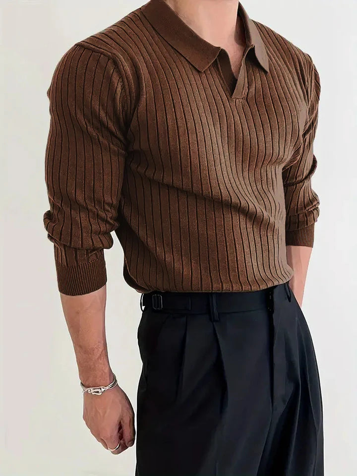 Venice: Muscle Fit Knit Sweater