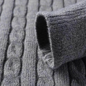 Vito: Half Zip Ribbed Sweater