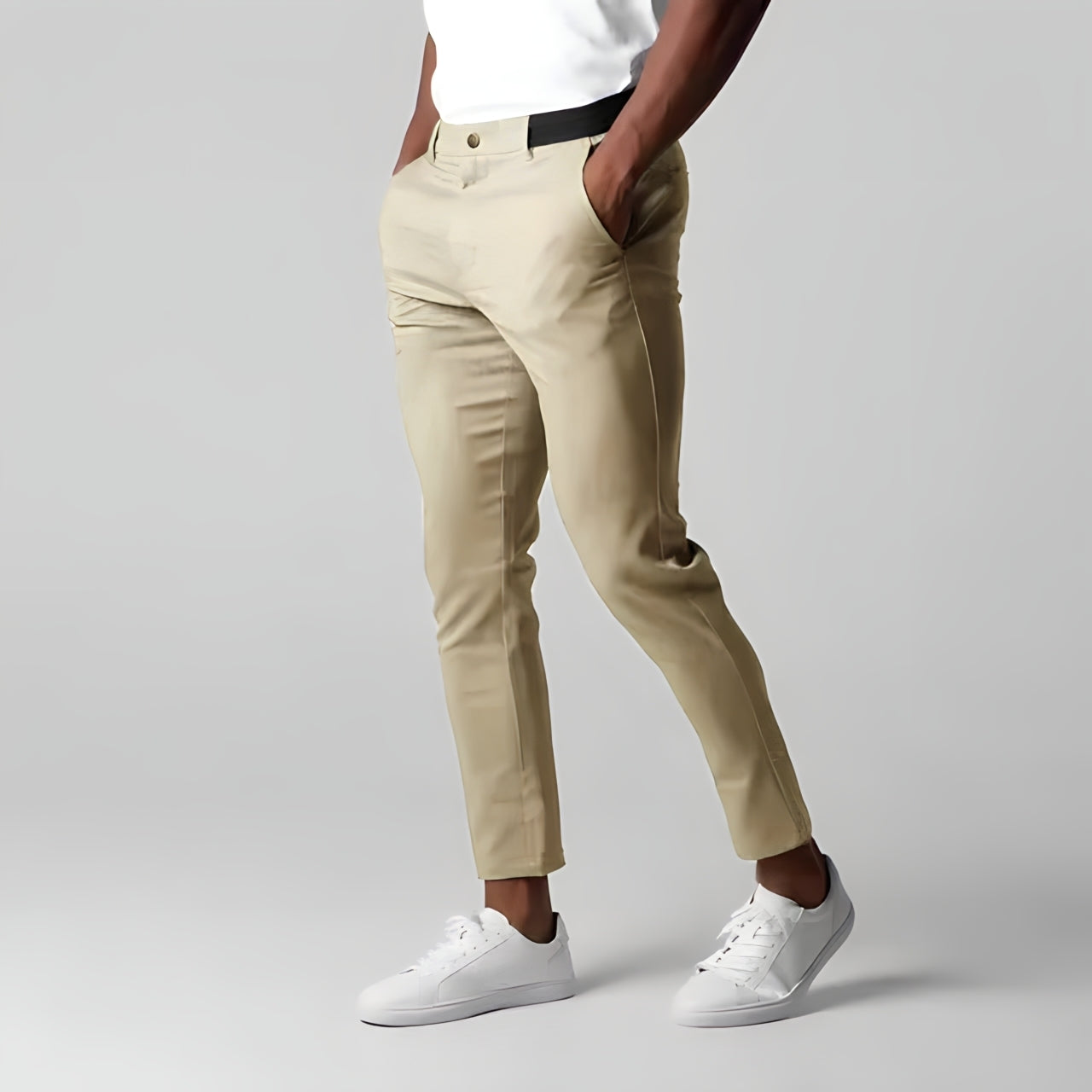 Cesare: Slim Fit Movement Trousers