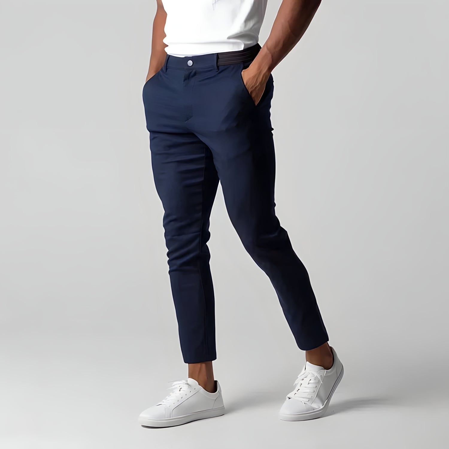 Cesare: Slim Fit Movement Trousers