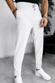 Franco: Textured Slim Joggers
